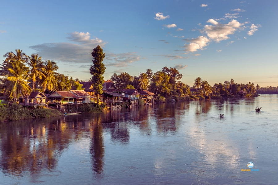 Scenic river view of Don Khon at 4000 Islands Laos – Auasia Travel
